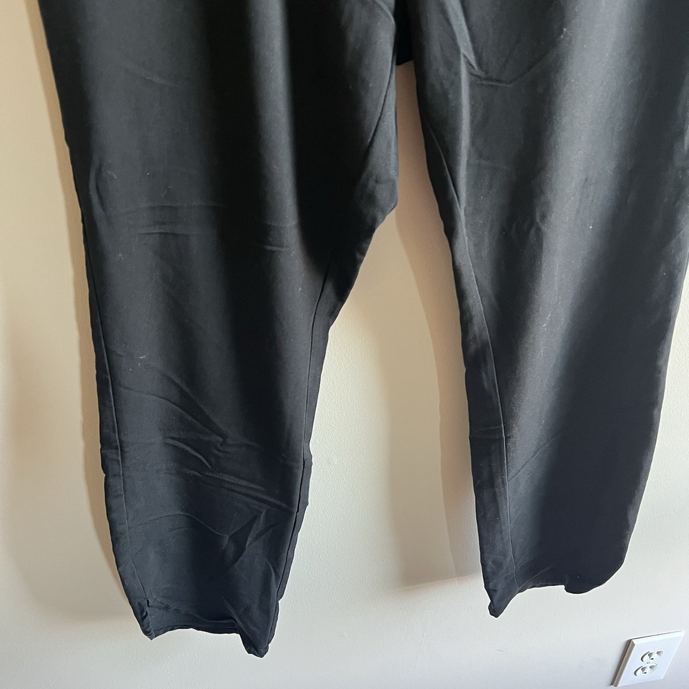 Marine Layer Pants Womens Large Black Allison Re-Spun Elastic Waist Soft Stretch - Picture 3 of 6